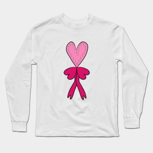 Heart for Valentine's Day. Love and romance. Happy holiday. Long Sleeve T-Shirt